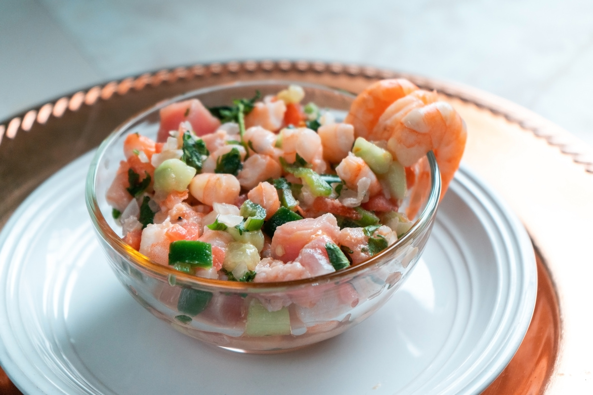 Ceviche Bowl Close-up