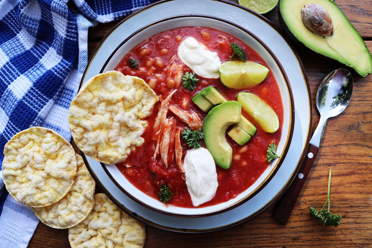 Chicken Tortilla Chili Soup 
